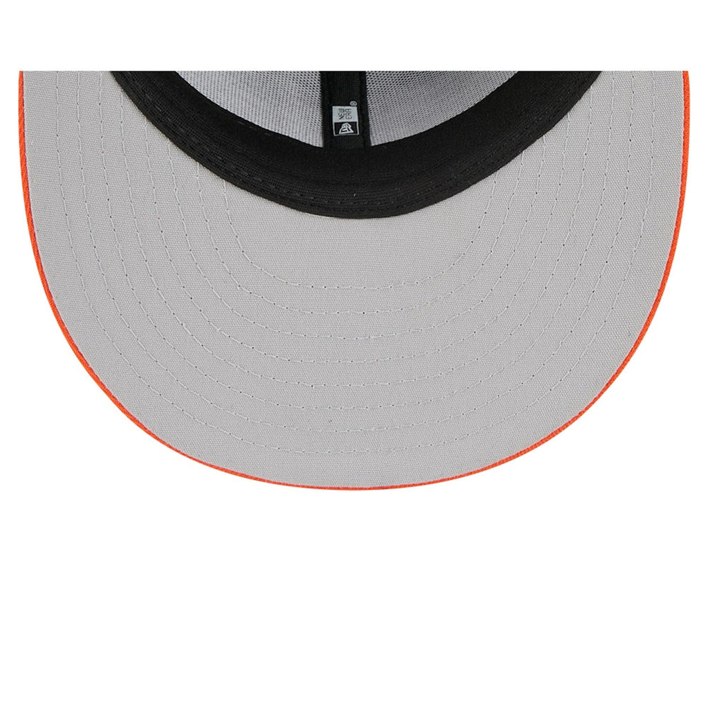 New Era Miami Hurricanes Green and Orange Old English "M" 59FIFTY Fitted Hat