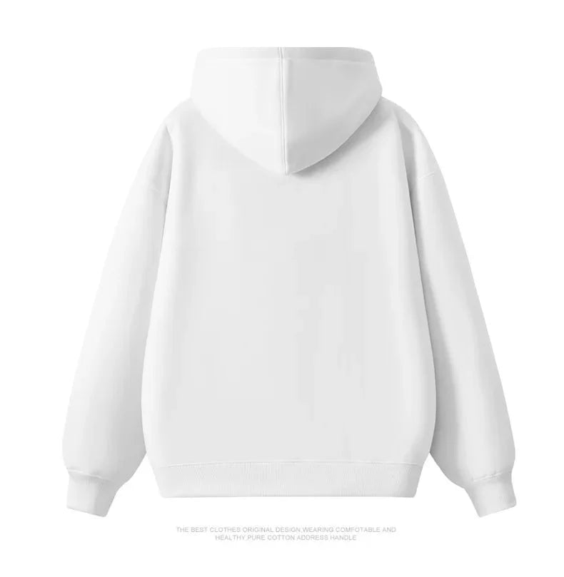 Unisex Sweatshirt Casual Loose Solid Hip Hop Pullover Streetwear Hoodies