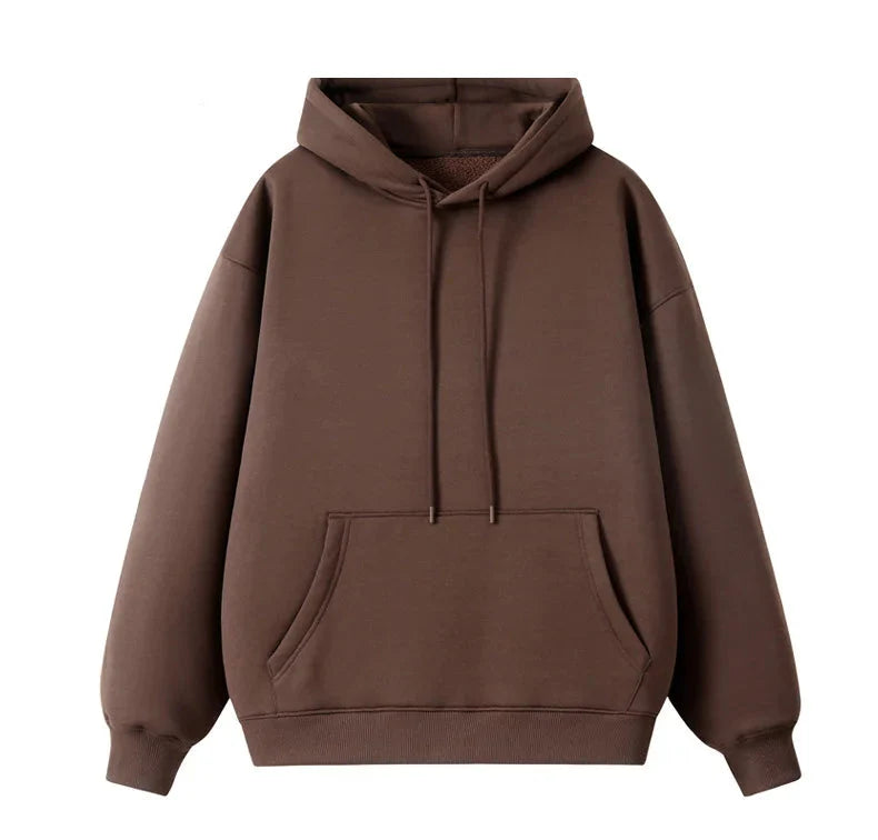 Unisex Sweatshirt Casual Loose Solid Hip Hop Pullover Streetwear Hoodies