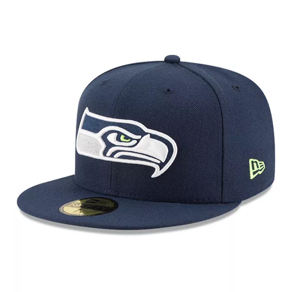 NFL Seattle Seahawks New Era Basic 59FIFTY - Navy Hat