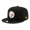 NFL Pittsburgh Steelers New Era Basic 59FIFTY Fitted Hat - Black