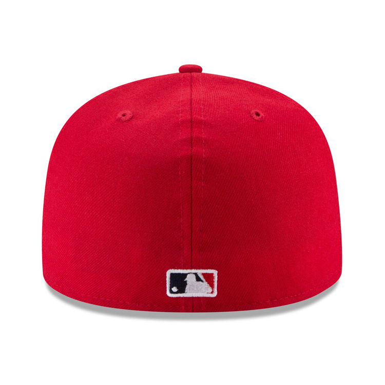 NEW ERA 59FIFTY AUTHENTIC COLLECTION LOS ANGELES ANGELS ON-FIELD GAME HAT - Red
