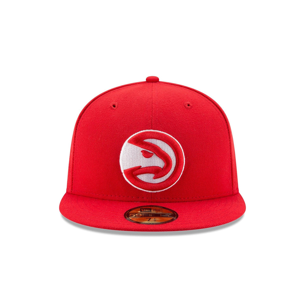 Atlanta Hawks Official Team Color Red New Era 59FIFTY Fitted Hat