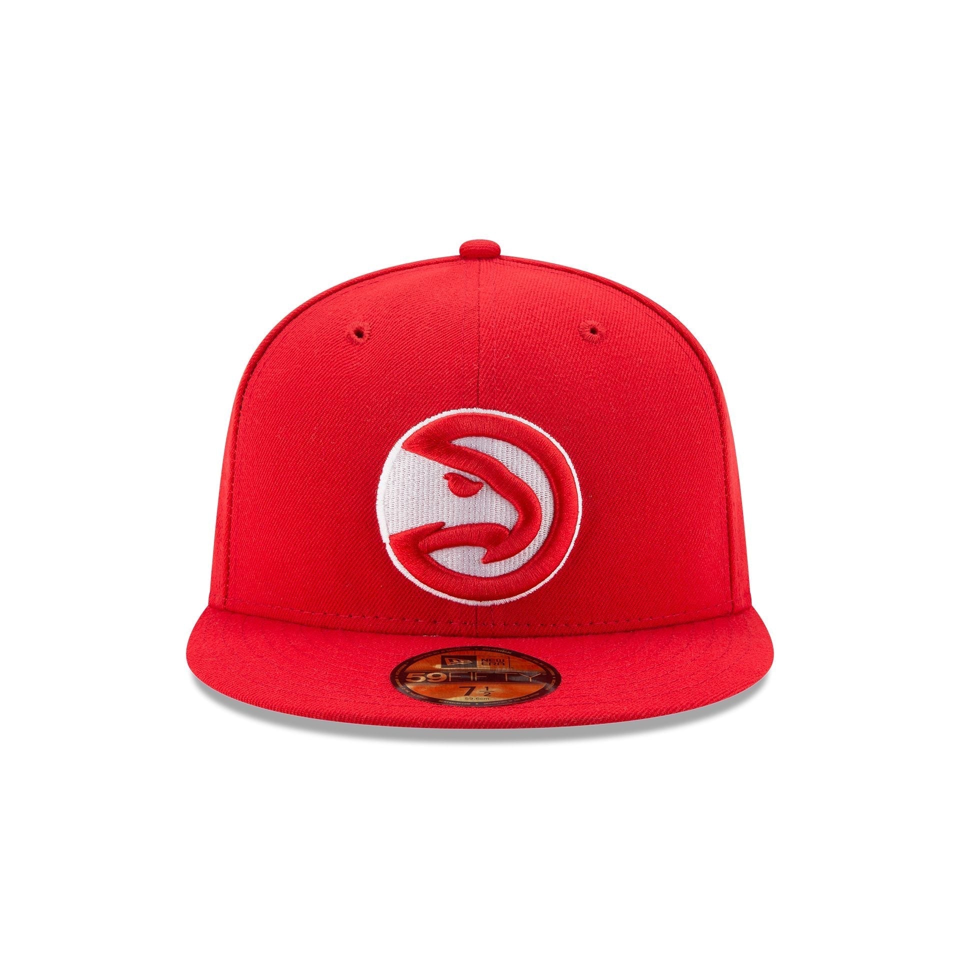 Atlanta Hawks Official Team Color Red New Era 59FIFTY Fitted Hat