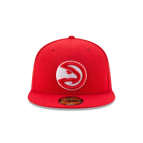 Atlanta Hawks Official Team Color Red New Era 59FIFTY Fitted Hat