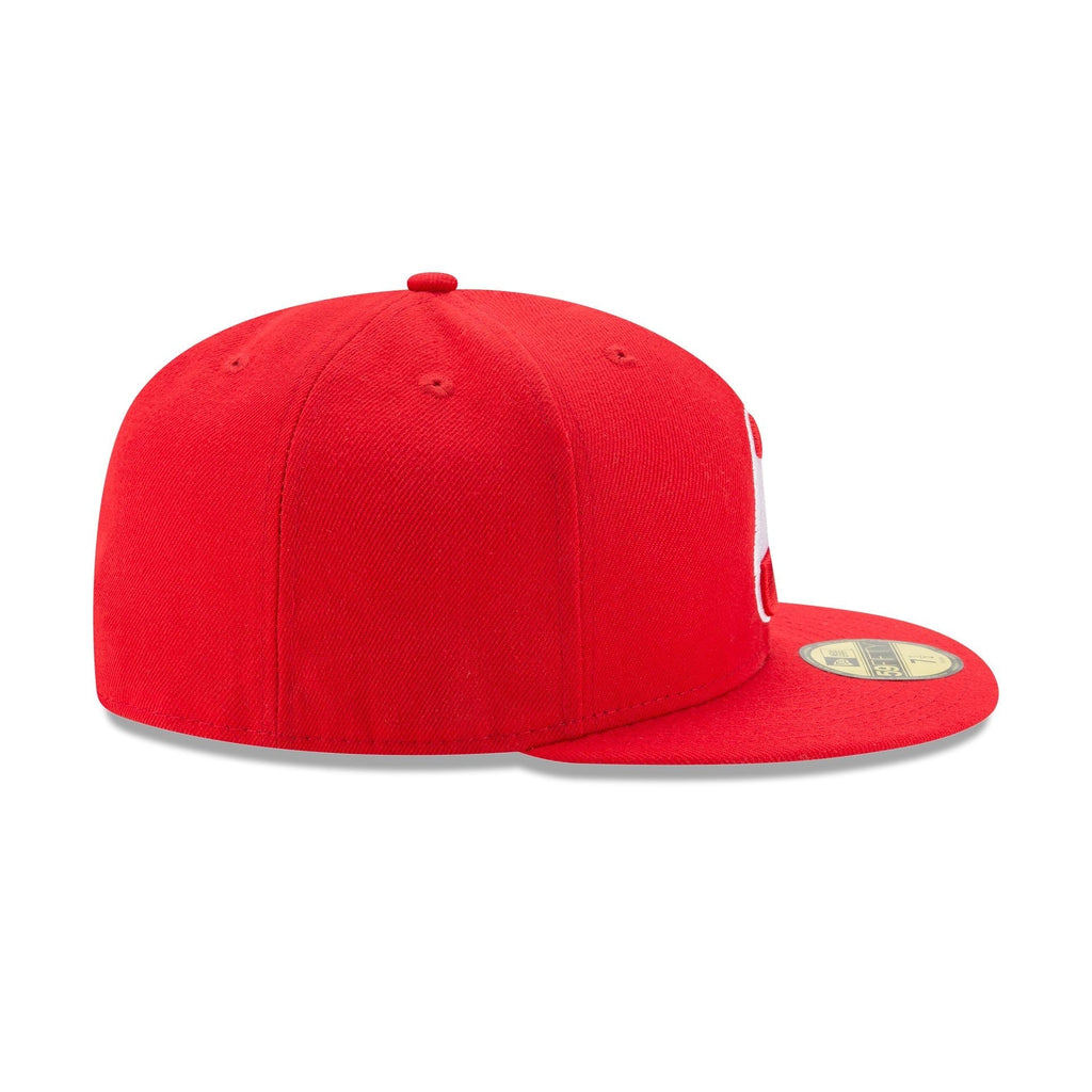 Atlanta Hawks Official Team Color Red New Era 59FIFTY Fitted Hat