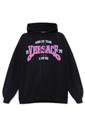 VersaceLogo Printed Drawstring Hoodie