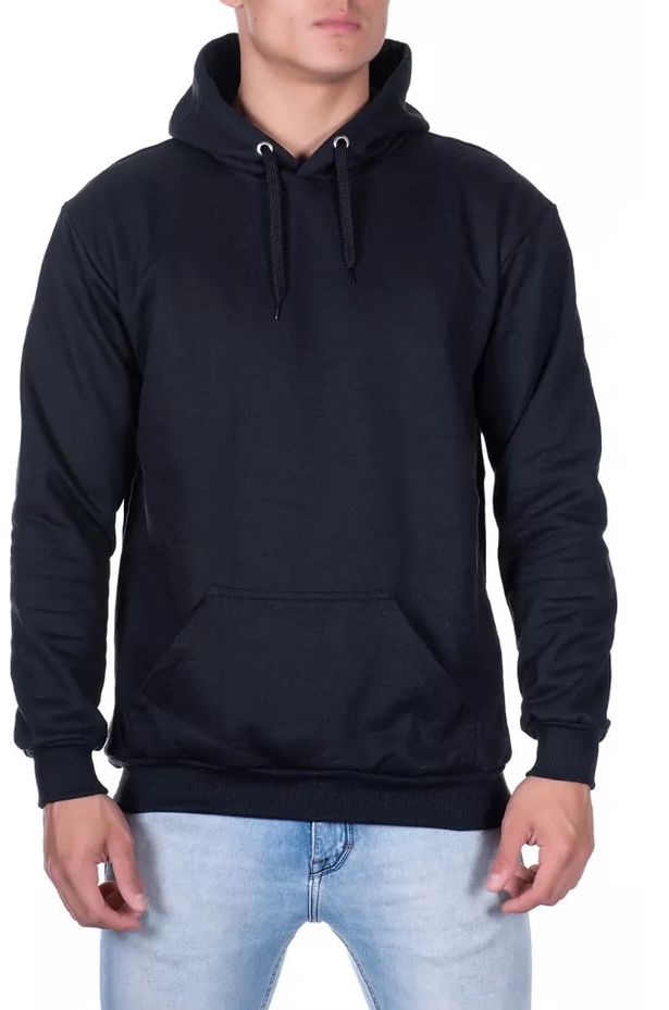 3-Pack Plain Casual Fleece Kangaroo Pullover Sweaters