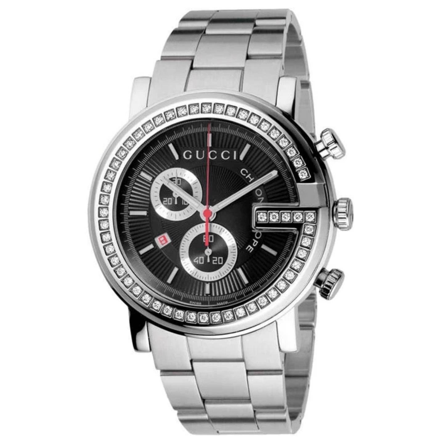 Custom G Gucci 1.3ct Diamond Watch