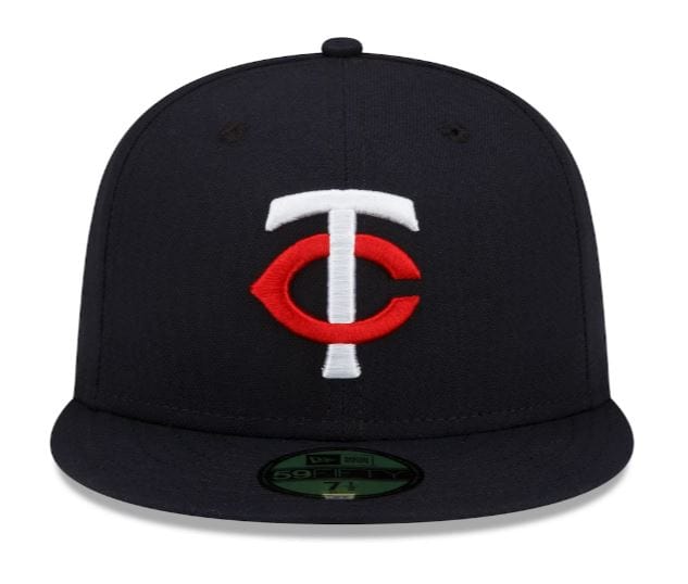 Adult Minnesota Twins New Era Navy Authentic Collection Home 59FIFTY Fitted Hat - Men's