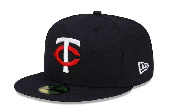Adult Minnesota Twins New Era Navy Authentic Collection Home 59FIFTY Fitted Hat - Men's