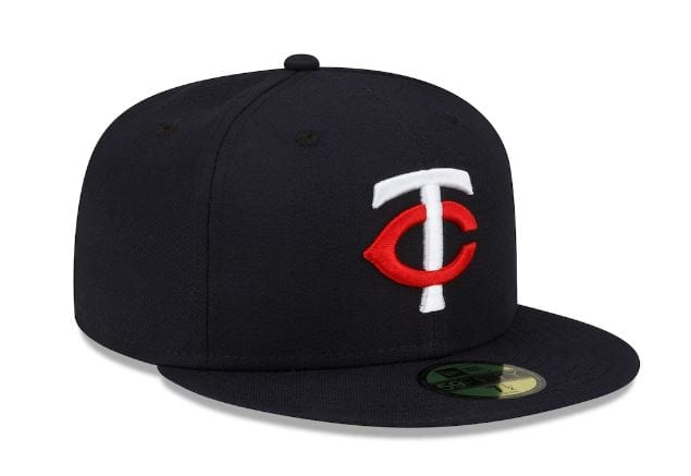 Adult Minnesota Twins New Era Navy Authentic Collection Home 59FIFTY Fitted Hat - Men's