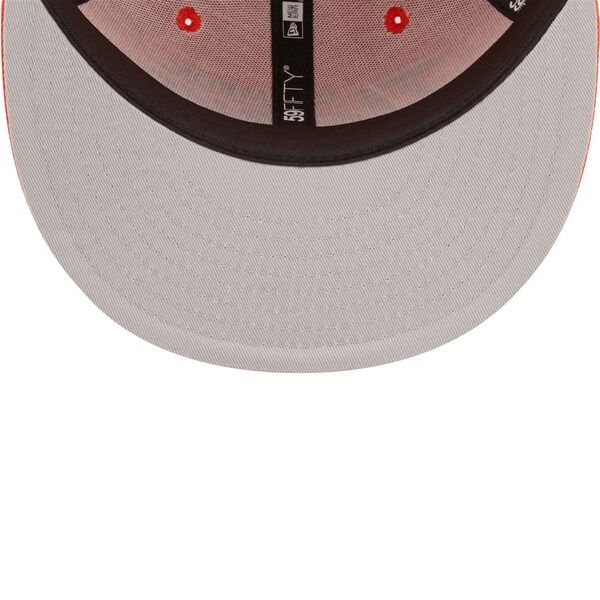 Clemson Tigers New Era Script Original 59FIFTY Fitted Hat - Orange