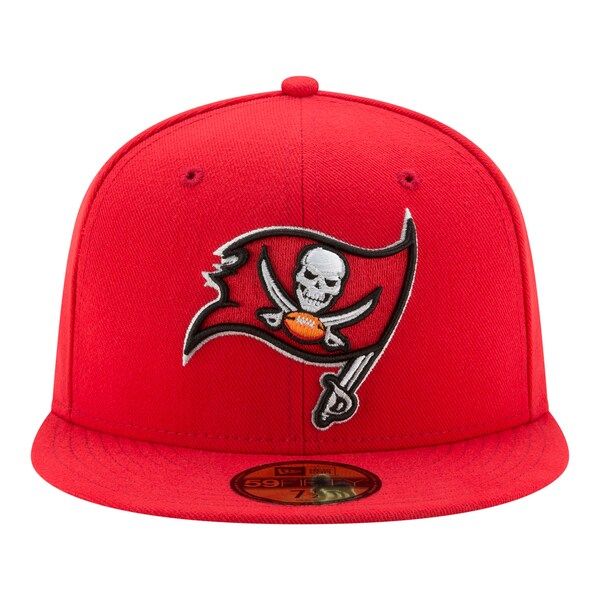 Men's New Era Red Tampa Bay Buccaneers 59FIFTY Fitted Hat