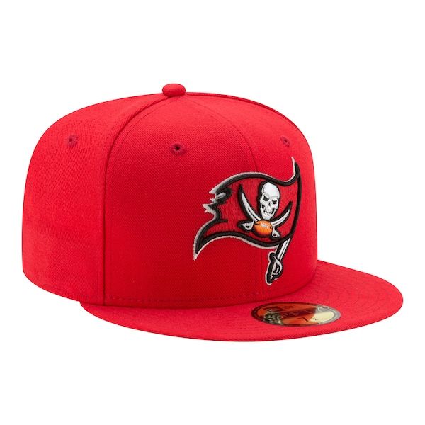 Men's New Era Red Tampa Bay Buccaneers 59FIFTY Fitted Hat
