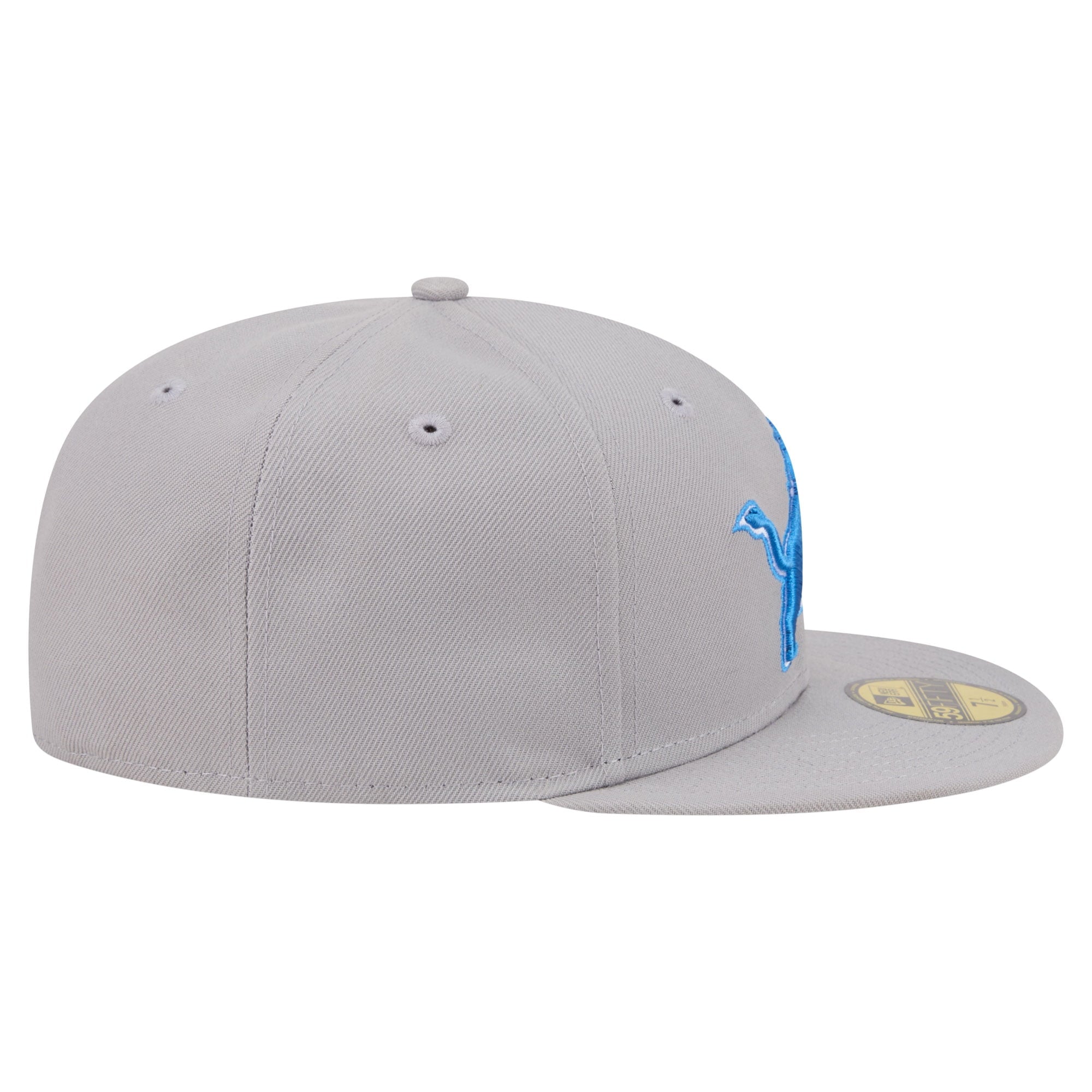 Men's New Era Gray Detroit Lions 59FIFTY Fitted Hat