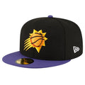 Phoenix Suns New Era 2-Tone 59FIFTY Fitted Hat - Black/Purple