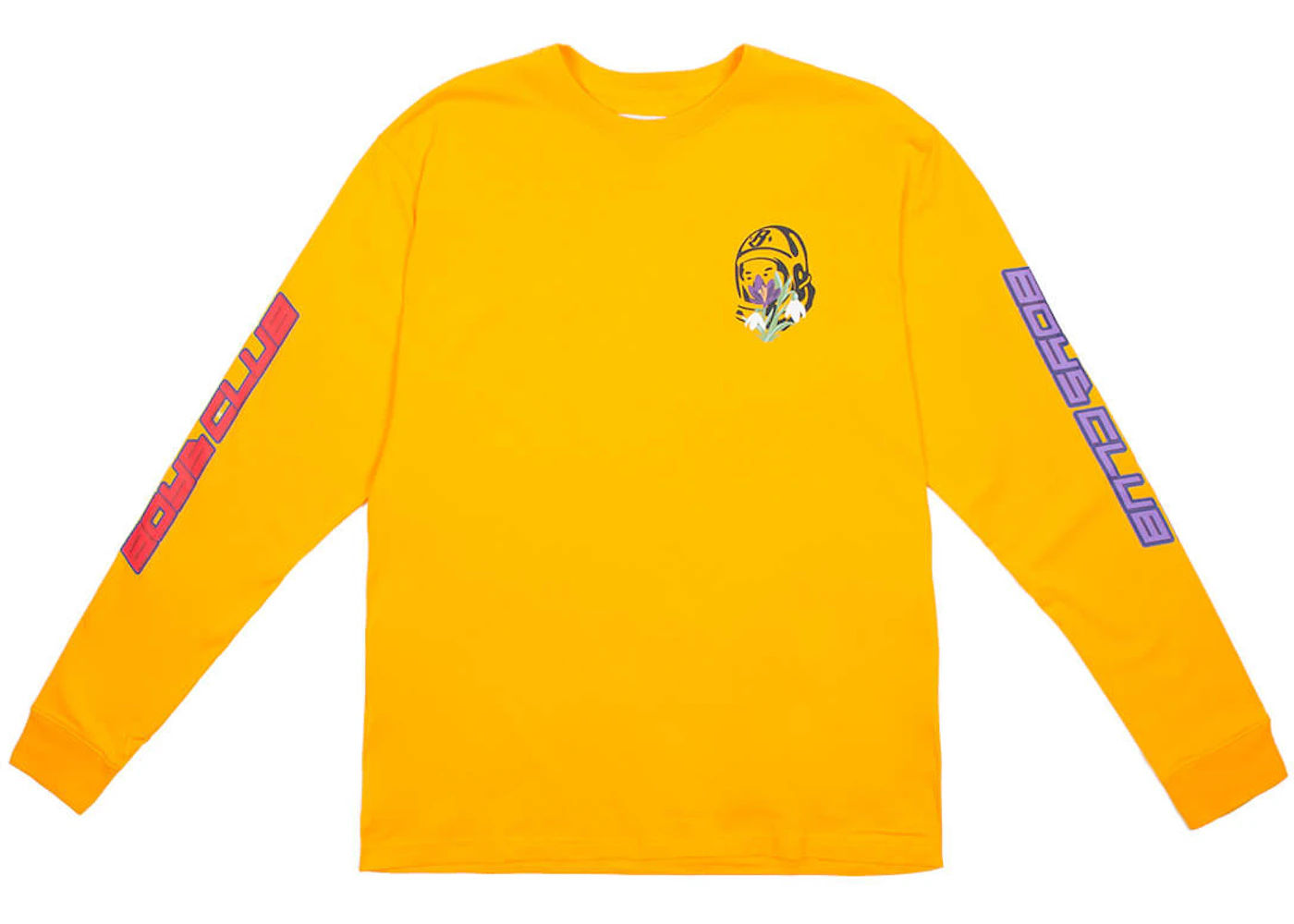 Billionaire Boys Club Island Long Sleeve Tee Yellow Men's - SS22 - US