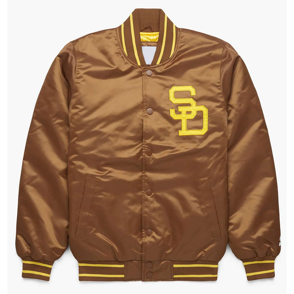 San Diego Padres Brown Bomber Jacket