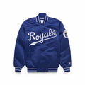 Kansas City Royals Satin Varsity Jacket: Baseball Bomber