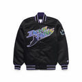 Tampa Bay Devil Rays Satin Varsity Jacket, Baseball Bomber