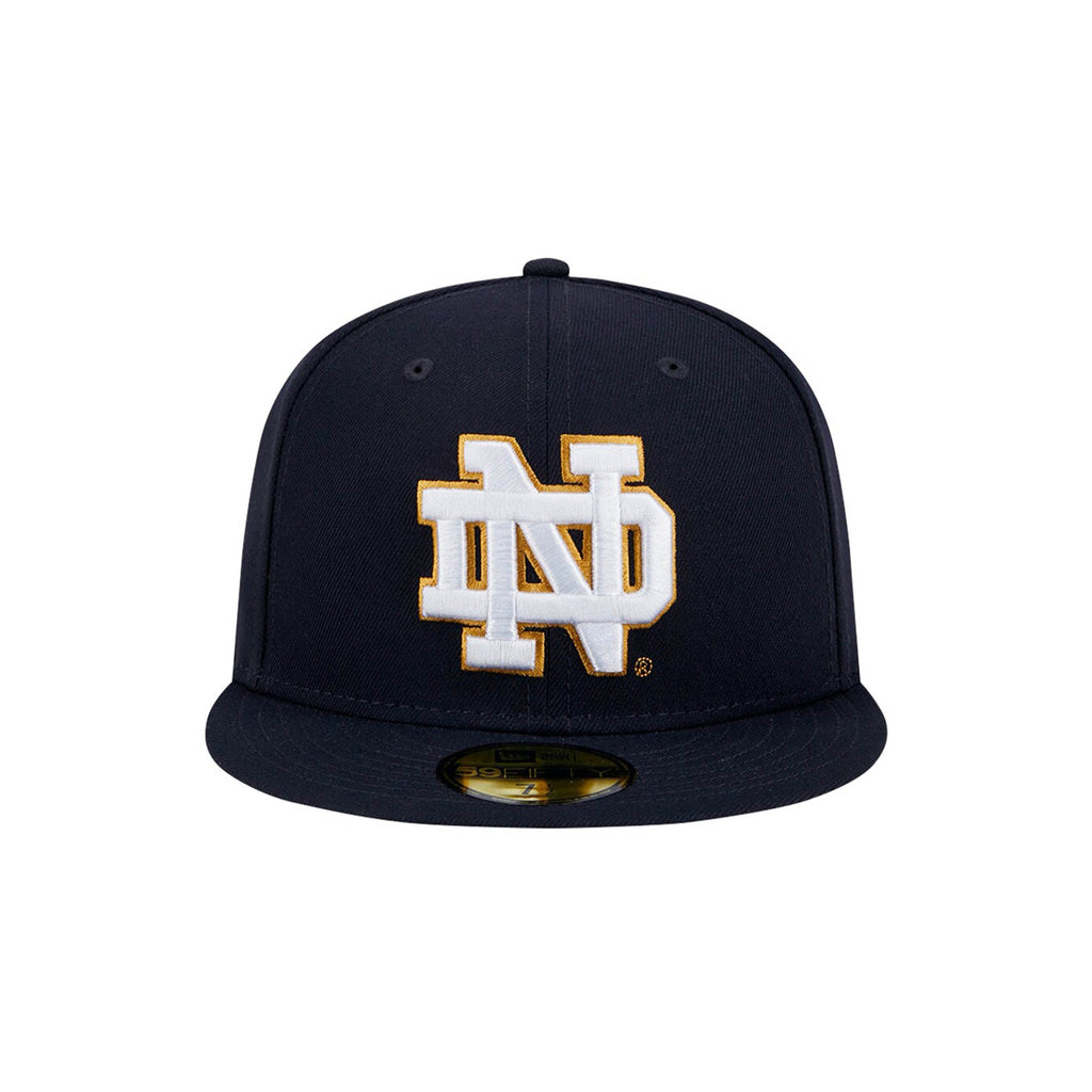 New Era Notre Dame Fighting Irish 59FIFTY Fitted Hat – Navy & Gold
