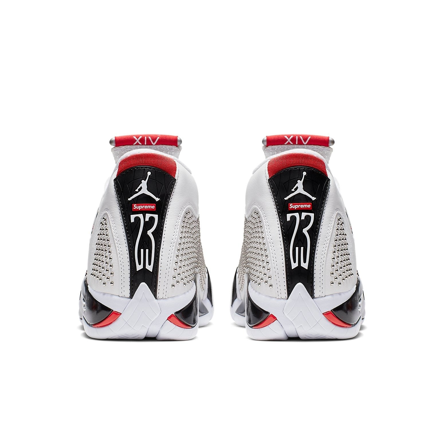 BV7630-106 Supreme Nike Air Jordan 14 Retro White University Red (Men's)