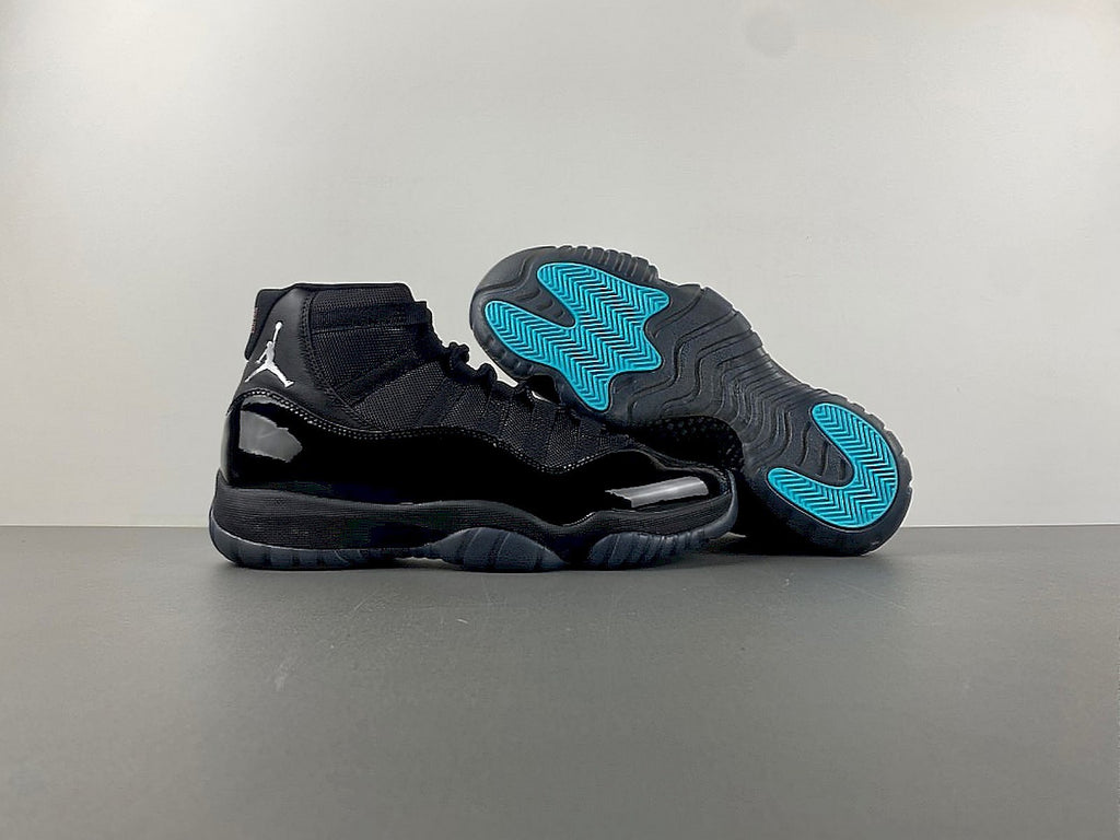 Air Jordan 11  All Black Patent Leather Men’s Athletic Shoes AJ11