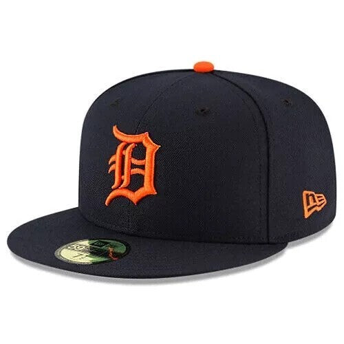 NEW Men's Detroit Tigers Navy Blue Collection On-Field Home 59FIFTY Fitted Hat