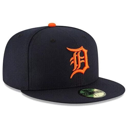 NEW Men's Detroit Tigers Navy Blue Collection On-Field Home 59FIFTY Fitted Hat