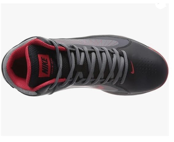 Nike Black Air Max Actualizer II Men's Basketball Shoes, Grey/Red