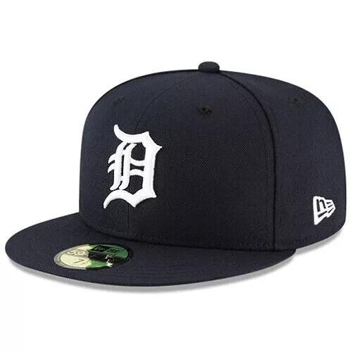 NEW Men's Detroit Tigers Navy Blue Collection On-Field Home 59FIFTY Fitted Hat