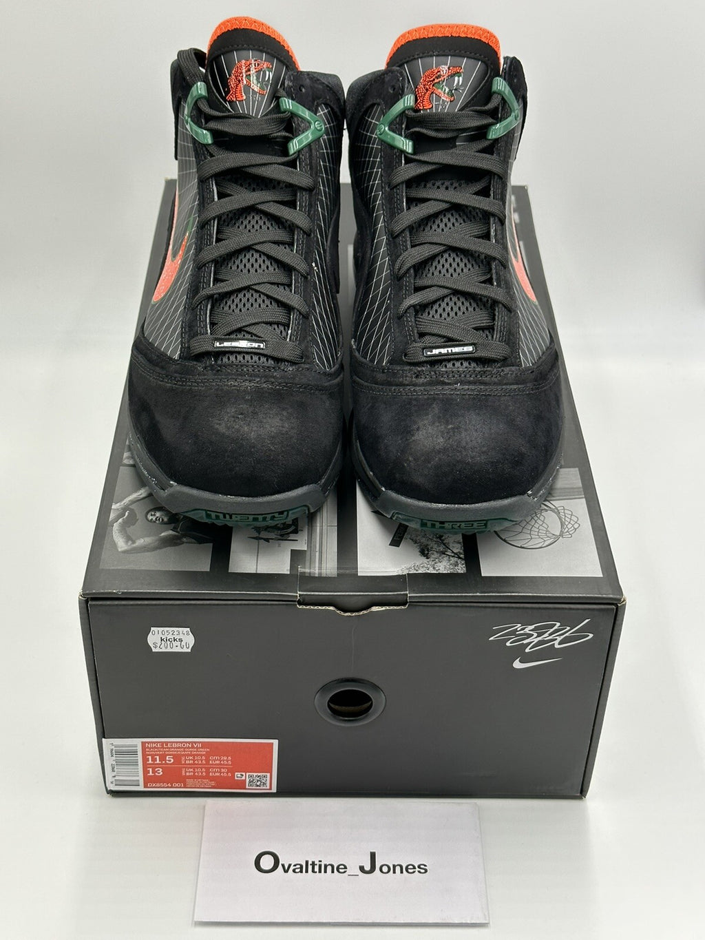 Size 11.5 - Nike LeBron VII 7 Retro x Florida A&M University Rattlers