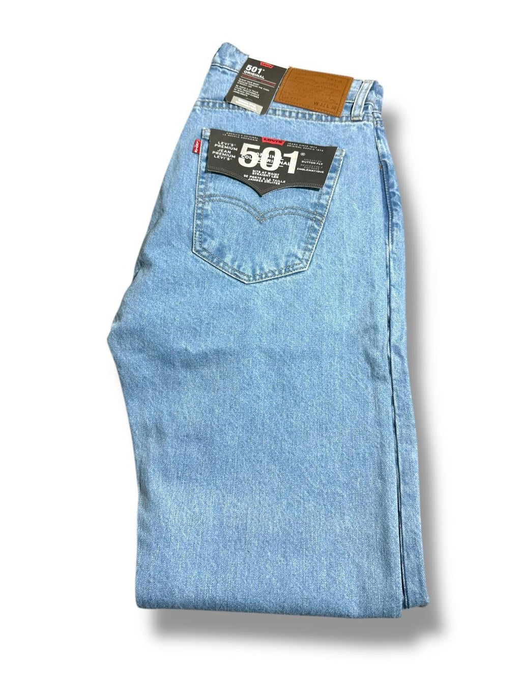 Levis® 501 Mens Denim Jeans Original Fit bottoms Straight Leg Pants Jean Black,