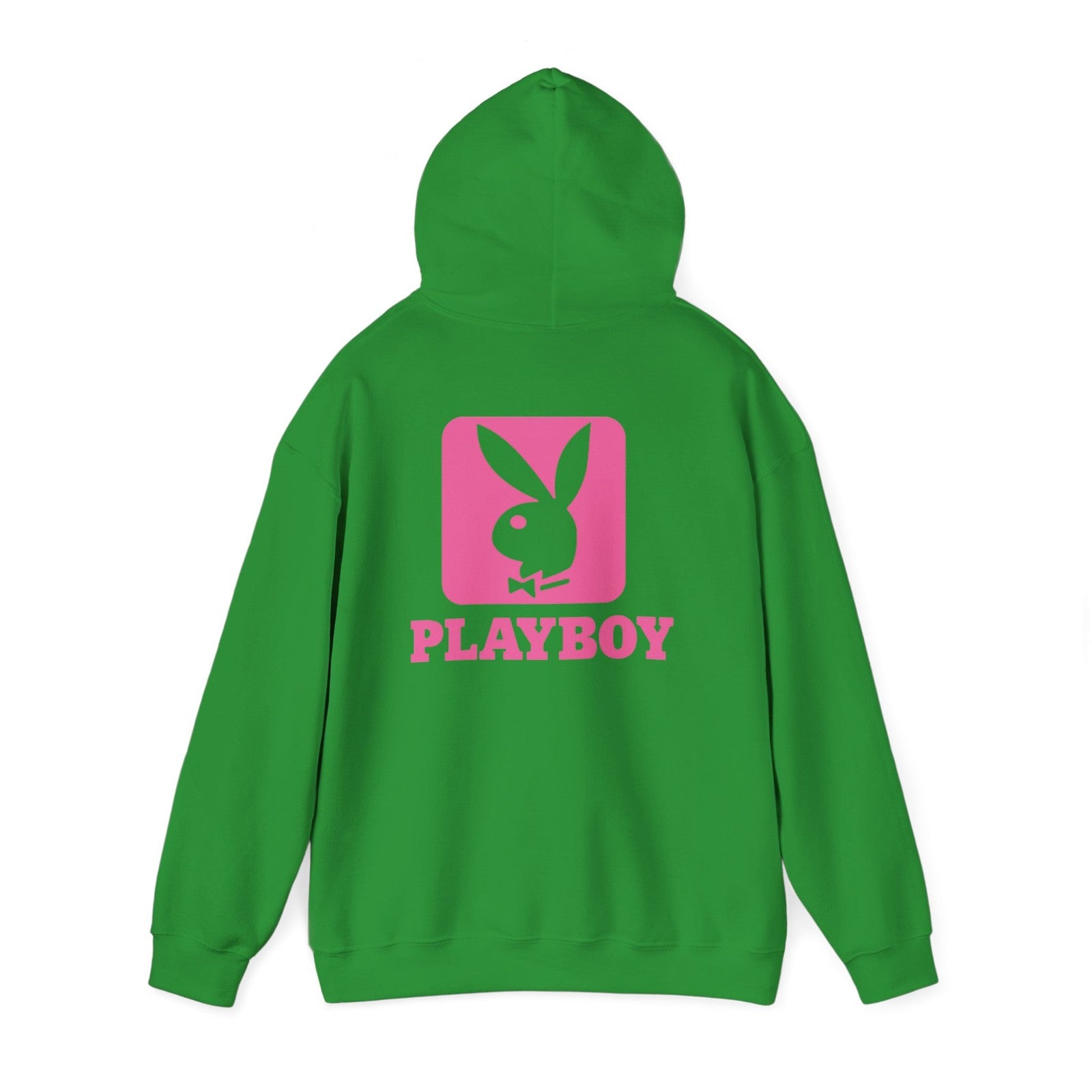 Playboy Bunny Logo Hoodie | Pink Graphic Sweatshirt