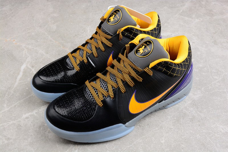 Zoom Kobe 4 Protro Black Yellow Del Sol AV6339-001