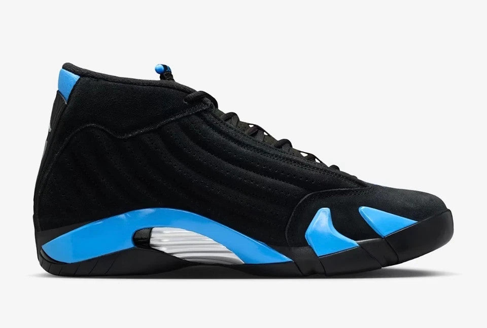 Jordan 14 Black/University Blue Men's Size US 7 - 12