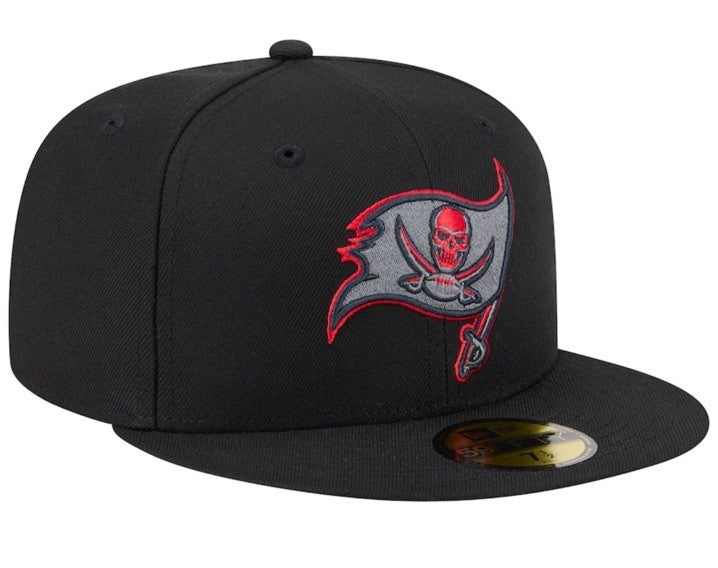 New Era Tampa Bay Buccaneers Color Pop Red & Black 59Fifty Size 7 1/4 🔥