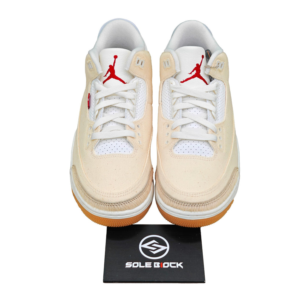Levis x Jordan Air Jordan 3 Retro 'Ecru Denim' Beige Red IR0910-400