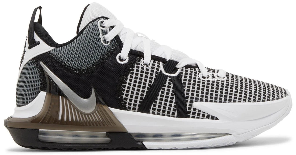 Nike Lebron Witness VII White Black Basketball Shoes DM1123-100 Mens Size