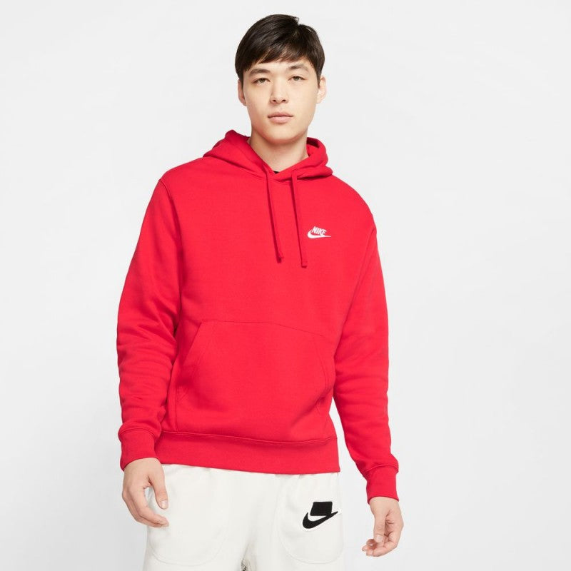 Nike Hoodie Men's Club Fleece Pullover Warm Sportswear Sweatshirt BV2654