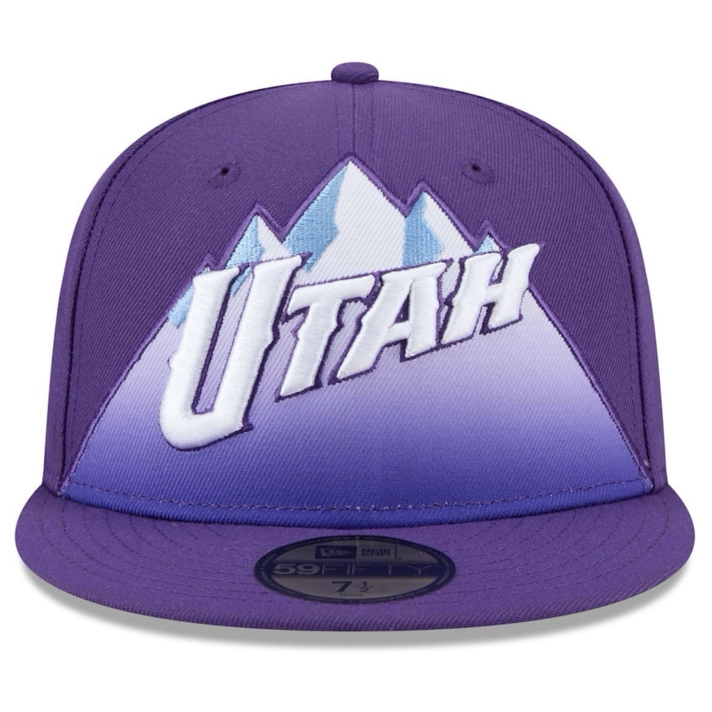 New Era 59FIFTY NBA Utah Jazz City Edition Purple Mens Fitted Hat Cap