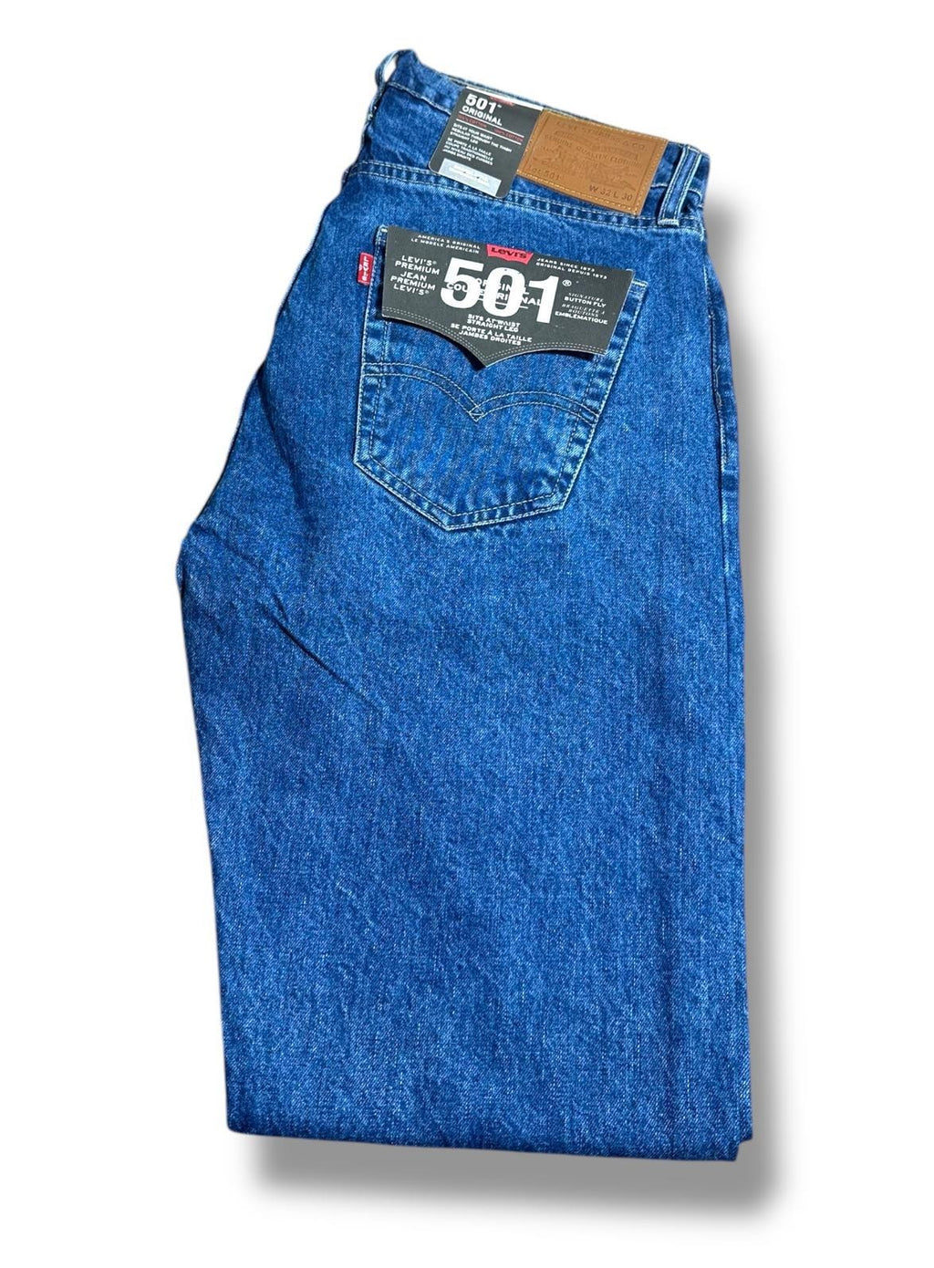Levis® 501 Mens Denim Jeans Original Fit bottoms Straight Leg Pants Jean Black,
