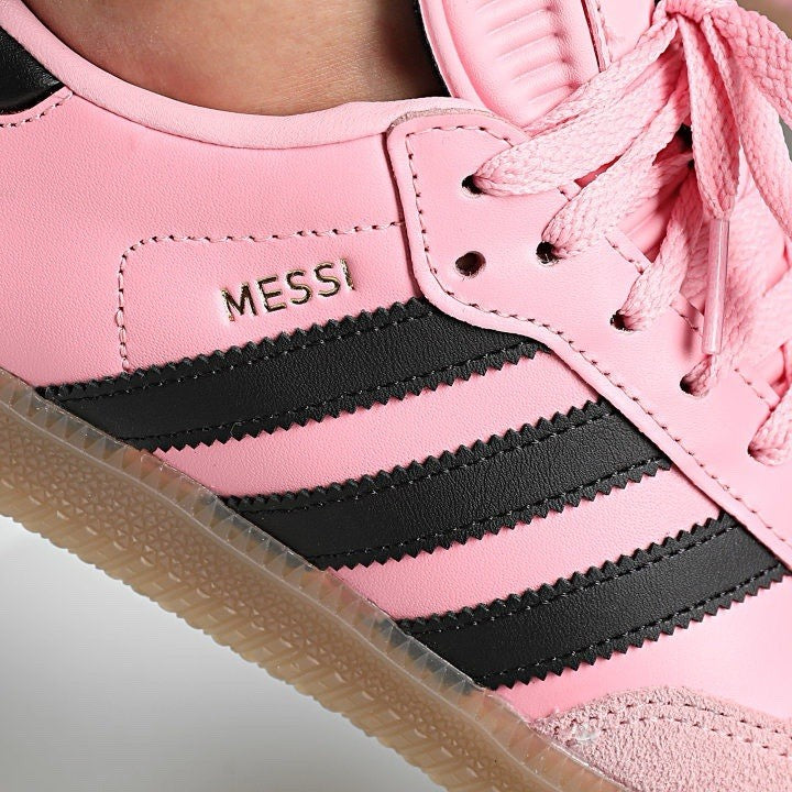 Adidas Messi Samba Men’s Sneaker Shoe Athletic Pink Soccer Footwear #844