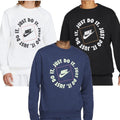 Nike Men's Sweatshirt Just Do It Pullover Athletic Long Sleeve Athletic Sweater