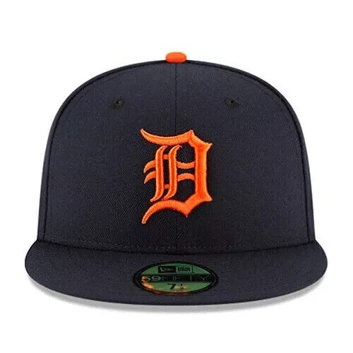 NEW Men's Detroit Tigers Navy Blue Collection On-Field Home 59FIFTY Fitted Hat
