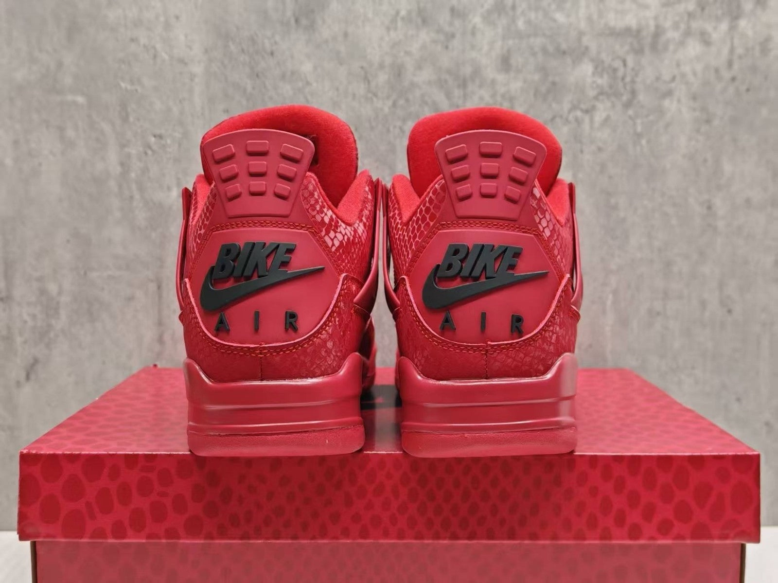 Nigel Sylvester x Jordan 4 Red Black Mamba Men's Size US 7-12