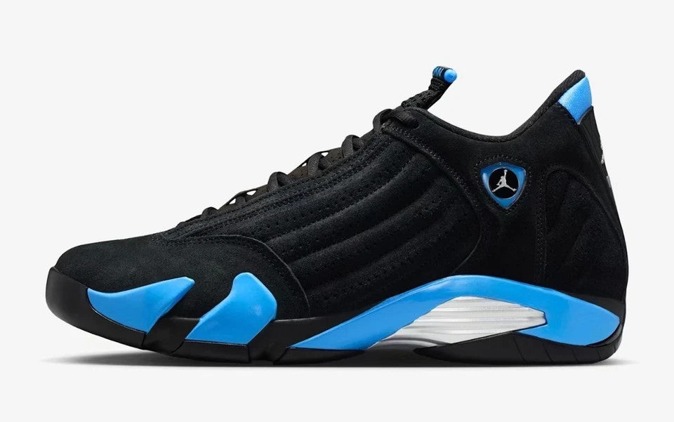 Jordan 14 Black/University Blue Men's Size US 7 - 12