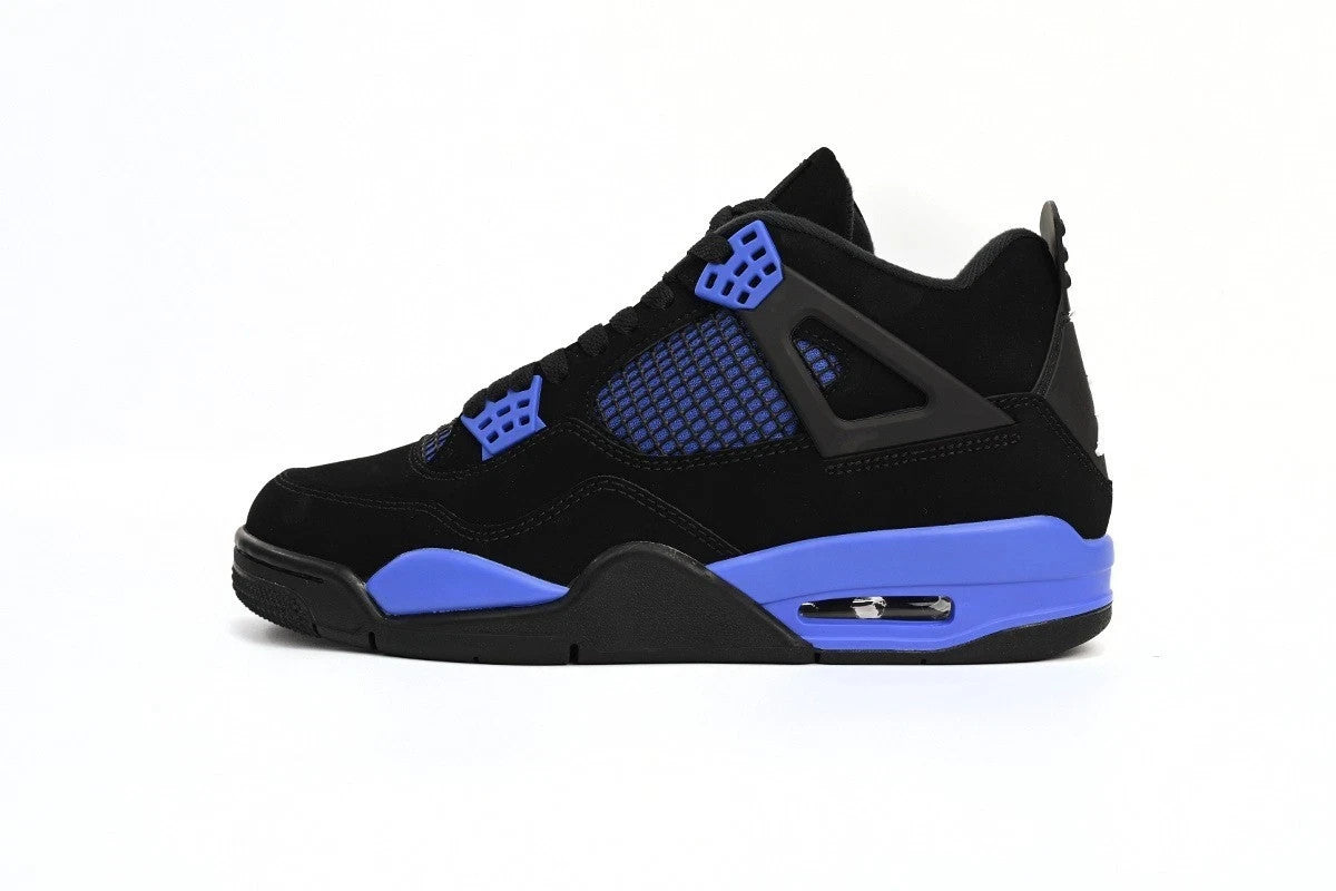 Jordan 4 Retro Black Blue Thunder MEN's Size US (7-12)