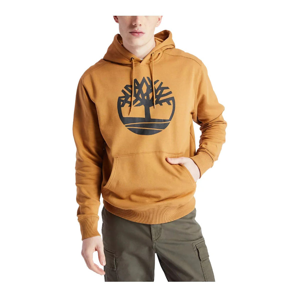 Timberland Mens Hoodie Kennebec River Tree Logo  Pullover Hooded Sweatshirt